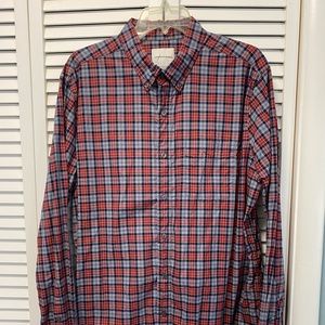 Plaid American Eagle button-down shirt